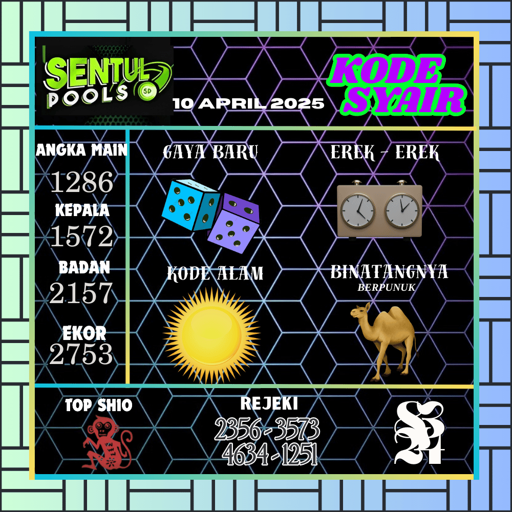 Kode Syair Sentul Pools - April  Pools
