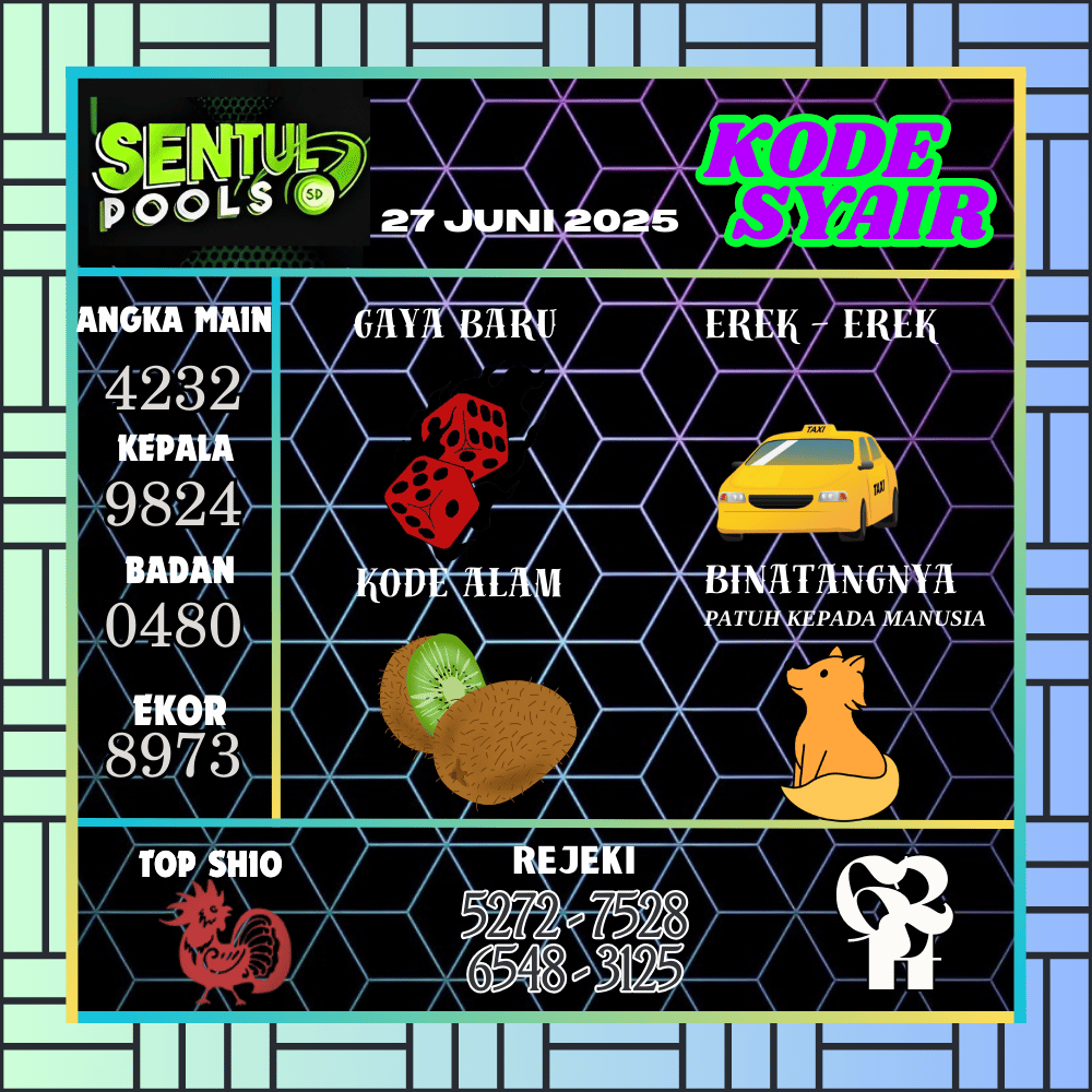 Kode Syair Sentul Pools - Juni Pools

