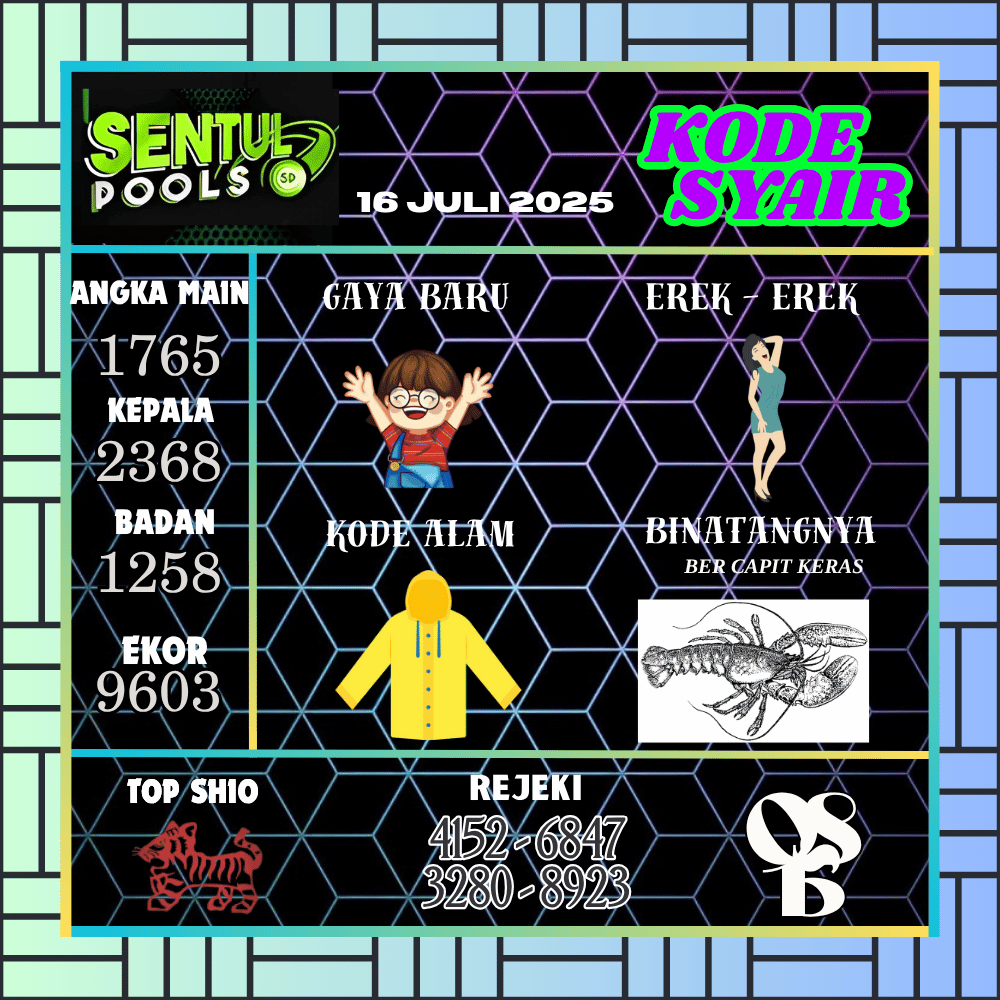 Kode Syair Sentul Pools - Juli Pools