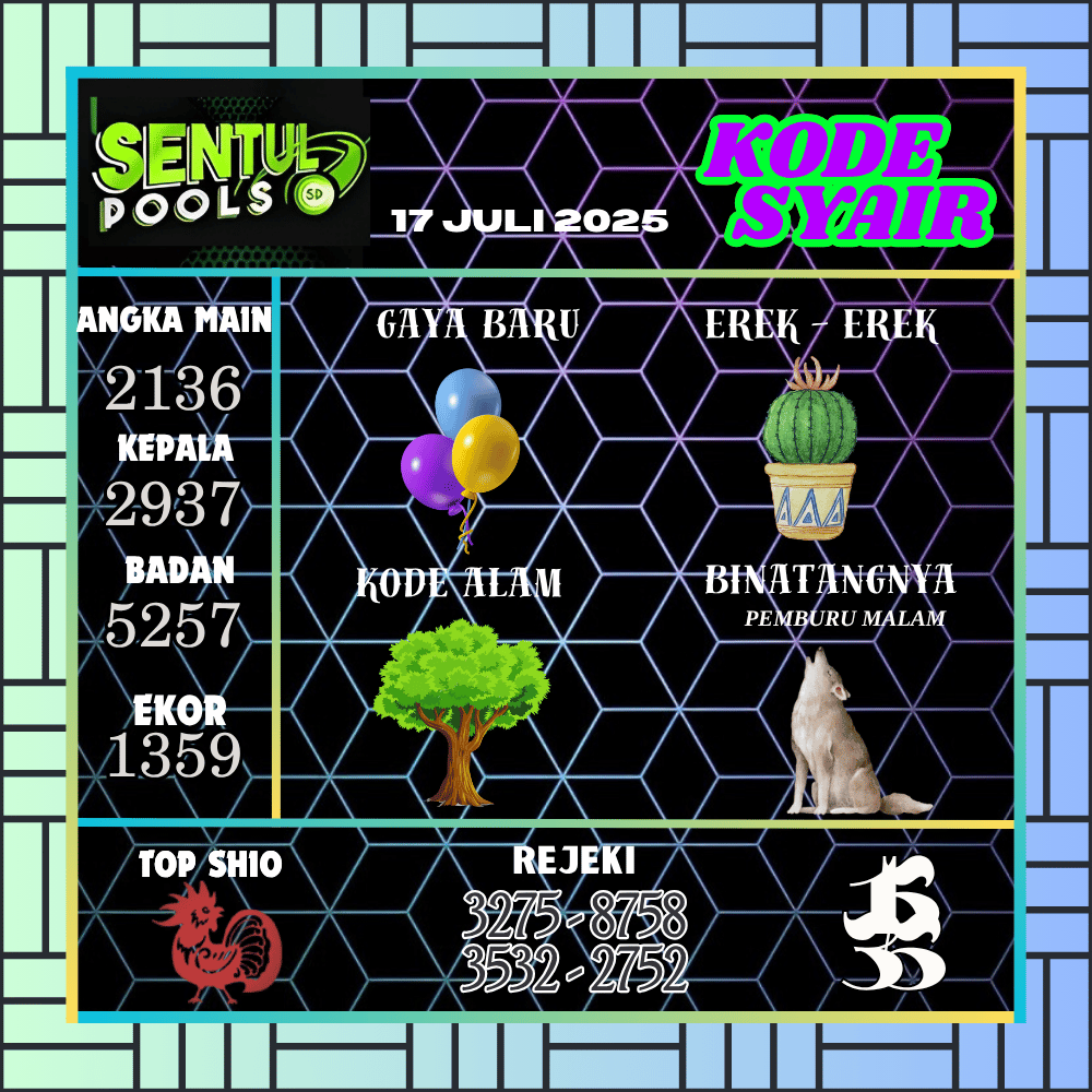 Kode Syair Sentul Pools - Juli Pools
