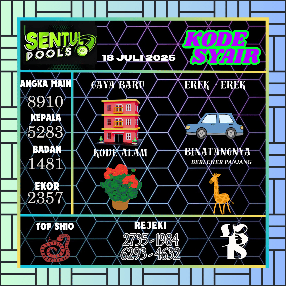 Kode Syair Sentul Pools - Juli Pools
