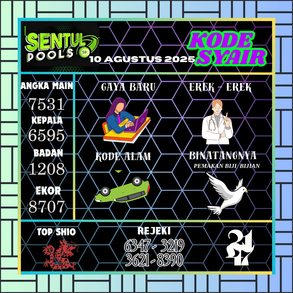 Kode Syair Sentul Pools - Agustus Pools 
