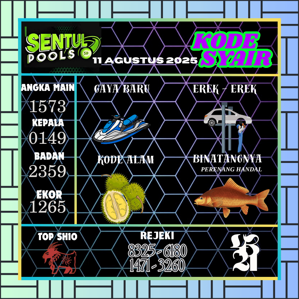 Kode Syair Sentul Pools - Agustus Pools 
