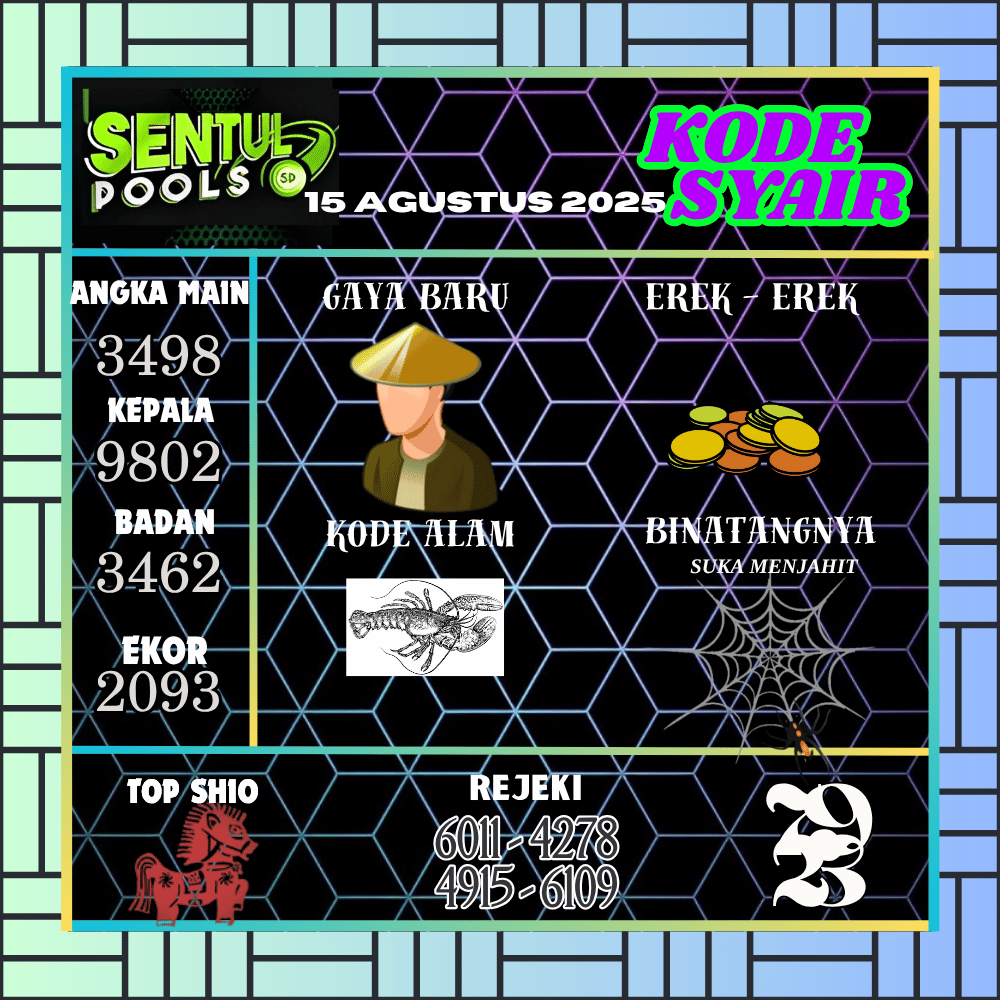Kode Syair Sentul Pools - Agustus Pools 
