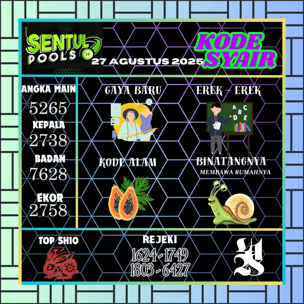 Kode Syair Sentul Pools - Agustus Pools 
